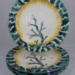 Wedgwood Majolica 'Ocean' Plates, set/4 - SOLD